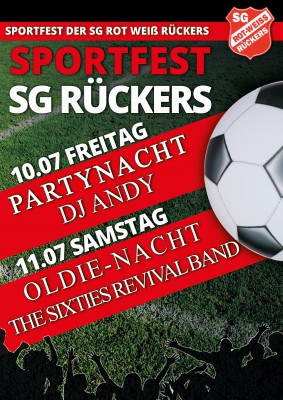 Sportfest der SG Rückers vom 10.07.2015 - 13.07.2015