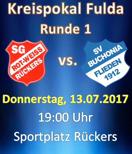 Kreispokal Fulda: SGR gegen SV Flieden um 1 Tag verschoben!