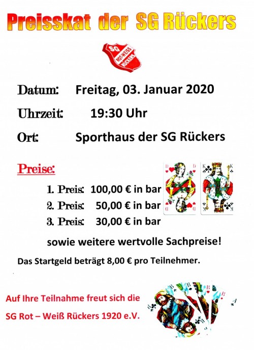 Preisskat am 03. Januar 2020