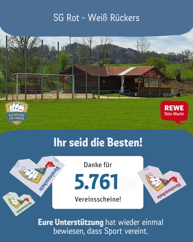 REWE Aktion „Scheine für Vereine“ beendet