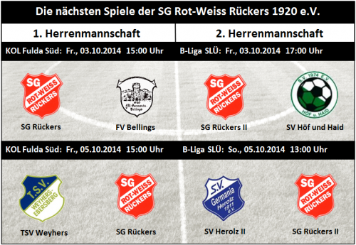 Vorschau: Doppelspieltag der Herren