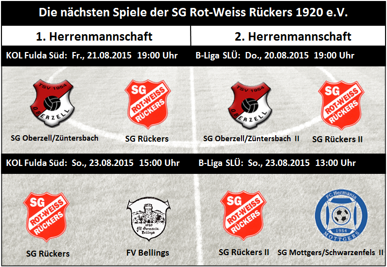 Vorschau: Doppelspieltag für beide Herrenteams