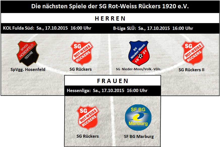 Vorschau: SGR zu Gast bei Ligaprimus Hosenfeld