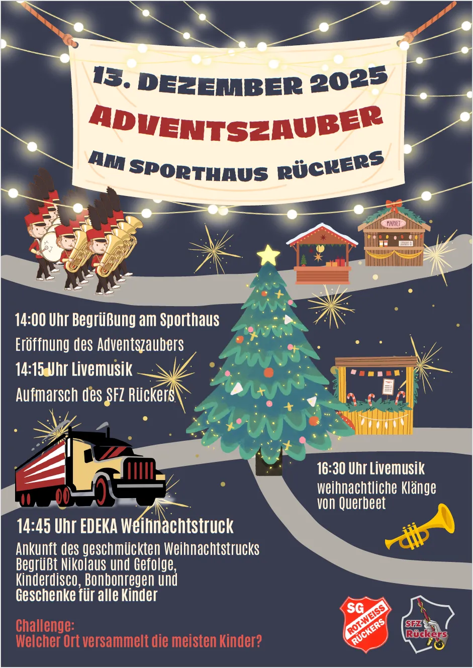 Adventszauber der SGR und des SFZ am 13.12.2025 am Sportplatz