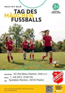 Tag des Mädchenfußballs in Rückers am 01.07.2023