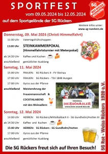 Sportfest der SG Rückers vom 11.05.2024 - 12.05.2024