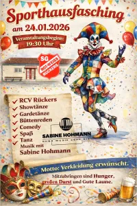 Sporthausfastnacht der SGR am Samstag, den 24.01.2026
