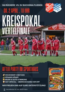 Pokalkracher gegen SV Flieden und Sporthaus-Party im Anschluss