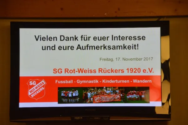 SGR-Jahreshauptversammlung 2017 (17.11.2017)
