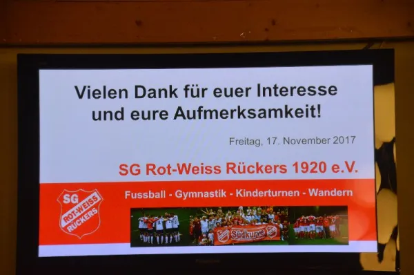 SGR-Jahreshauptversammlung 2017 (17.11.2017)