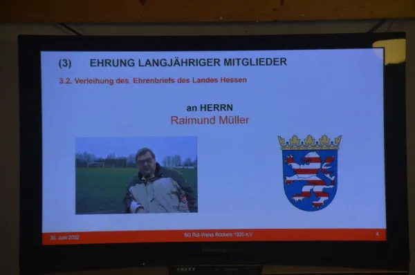 SGR-Jahreshauptversammlung 2022