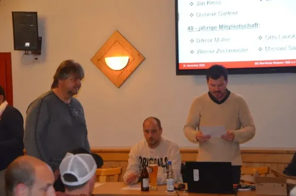 SGR-Jahreshauptversammlung 2023