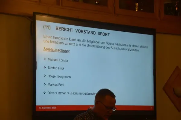 SGR Jahreshauptversammlung 2025