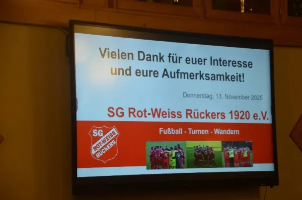 SGR Jahreshauptversammlung 2025